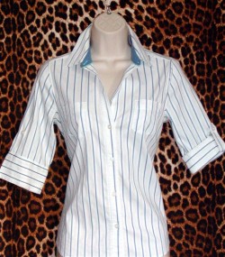 Summer Fresh Striped Shirt Size: S