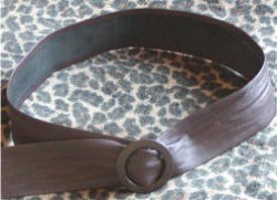 Pre-Owned Brown Leather Belt