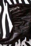 Vintage Black Leather Boots