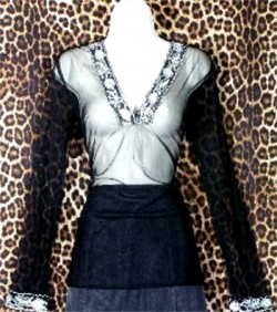 Pre Owned Black Evening Tunic
