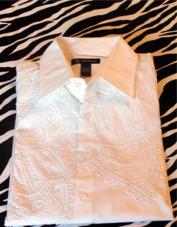 Pre-Owned INC White Cotton Shirt