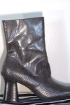 Pre-Owned Kenneth Cole Reaction Gray Ankle Boots Exotic Skin