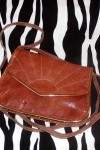 Pre-Owned Pocket Size Leather Crossbody Purse